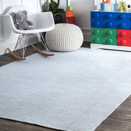 Nuloom Ago Geometric Wool Area Rug 5ft x 8ft MTSF01F-508